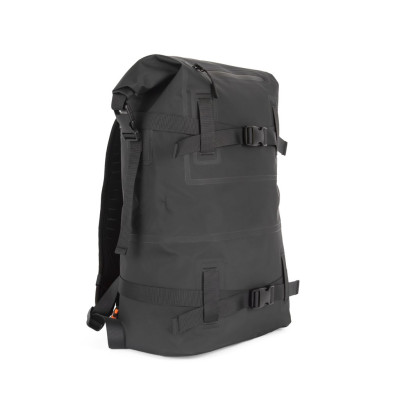 Waterproof backpack with compression straps